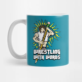 Wrestling With Words (Color) T-Shirt Mug